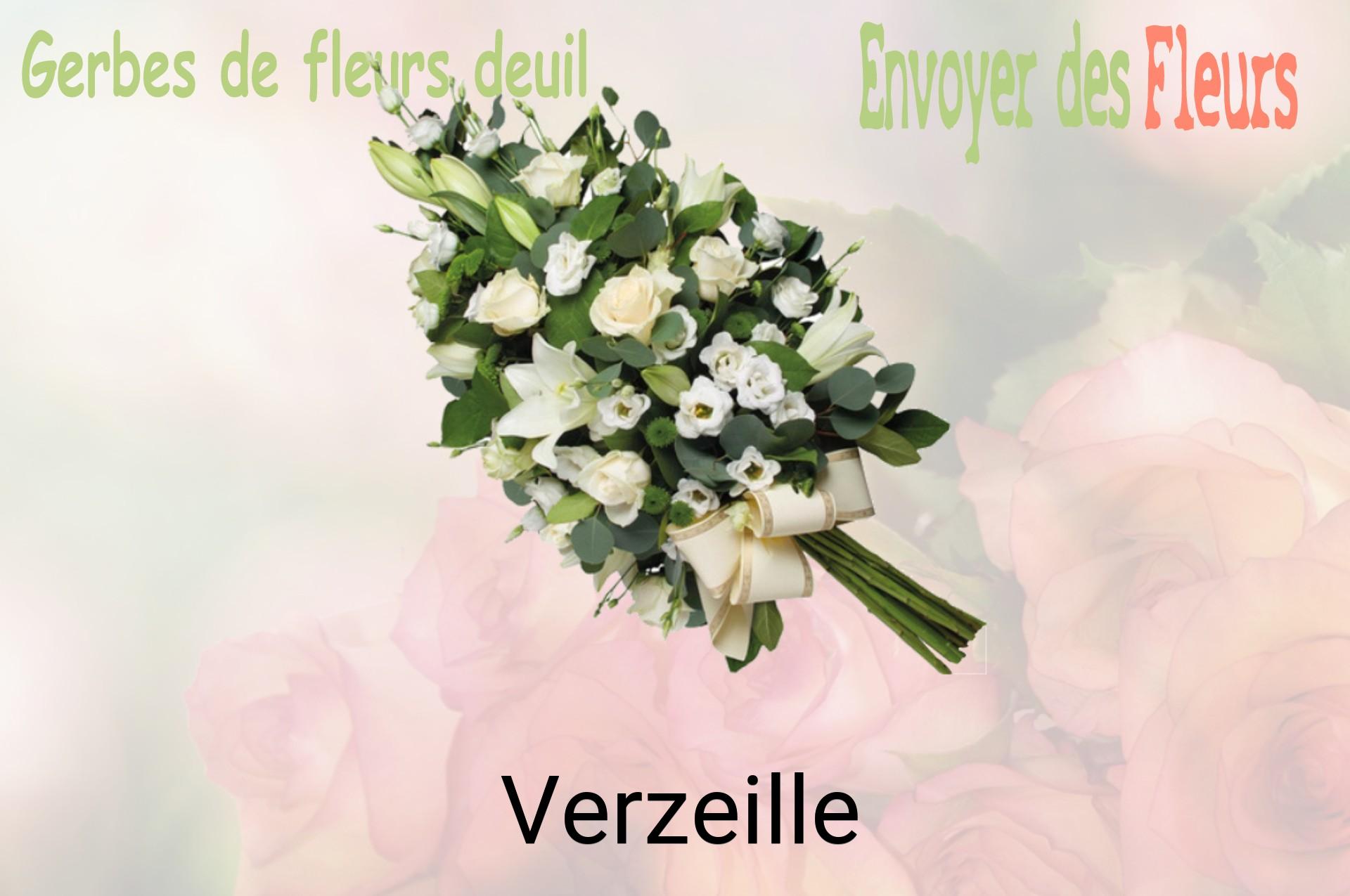 Gerbe de fleurs de deuil livrée à Verzeille